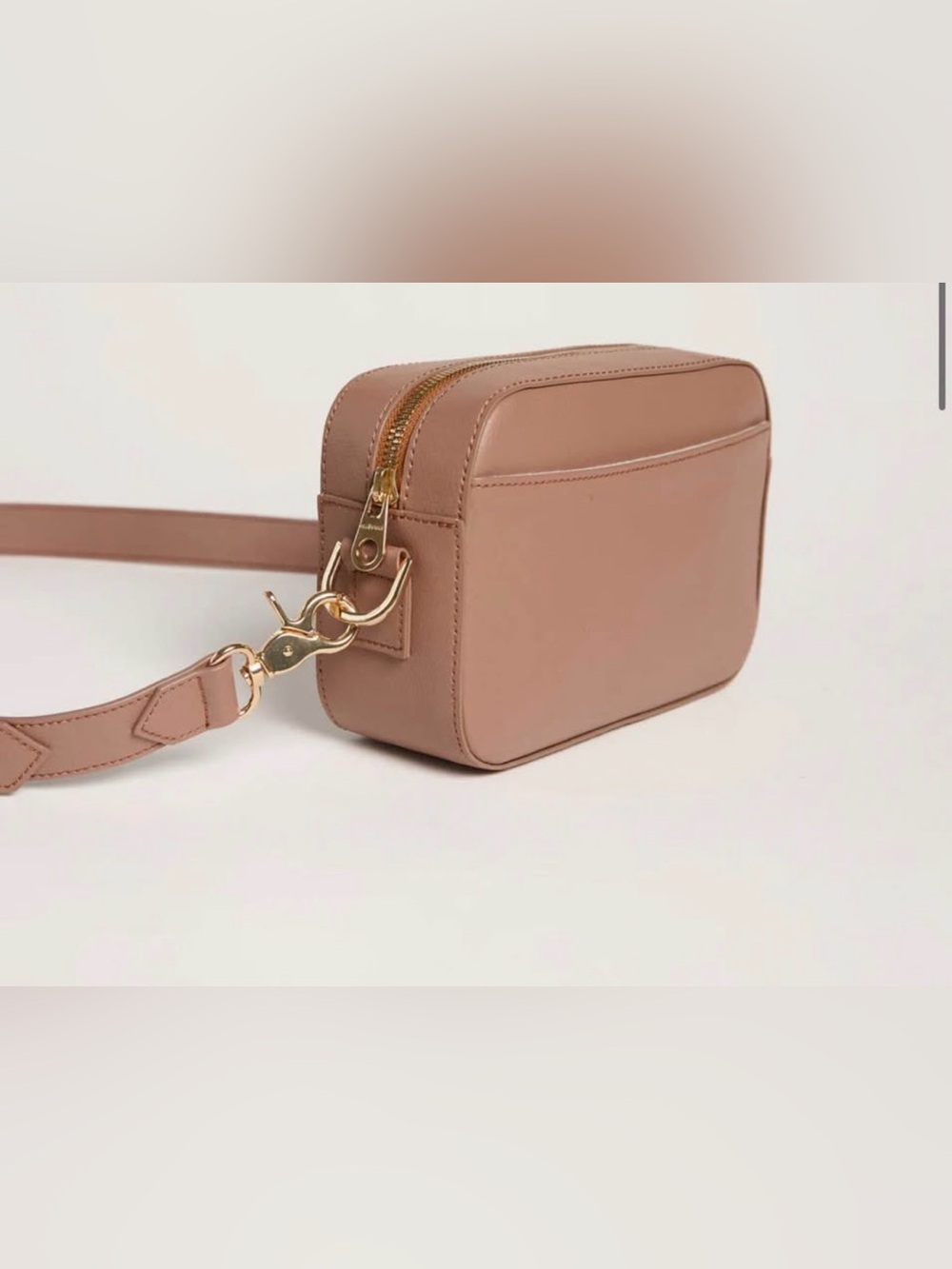 Allegorie Hala Crossbody Bag, dusty rose color